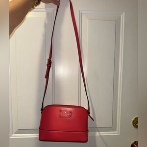 Coral pink kate spade crossbody purse